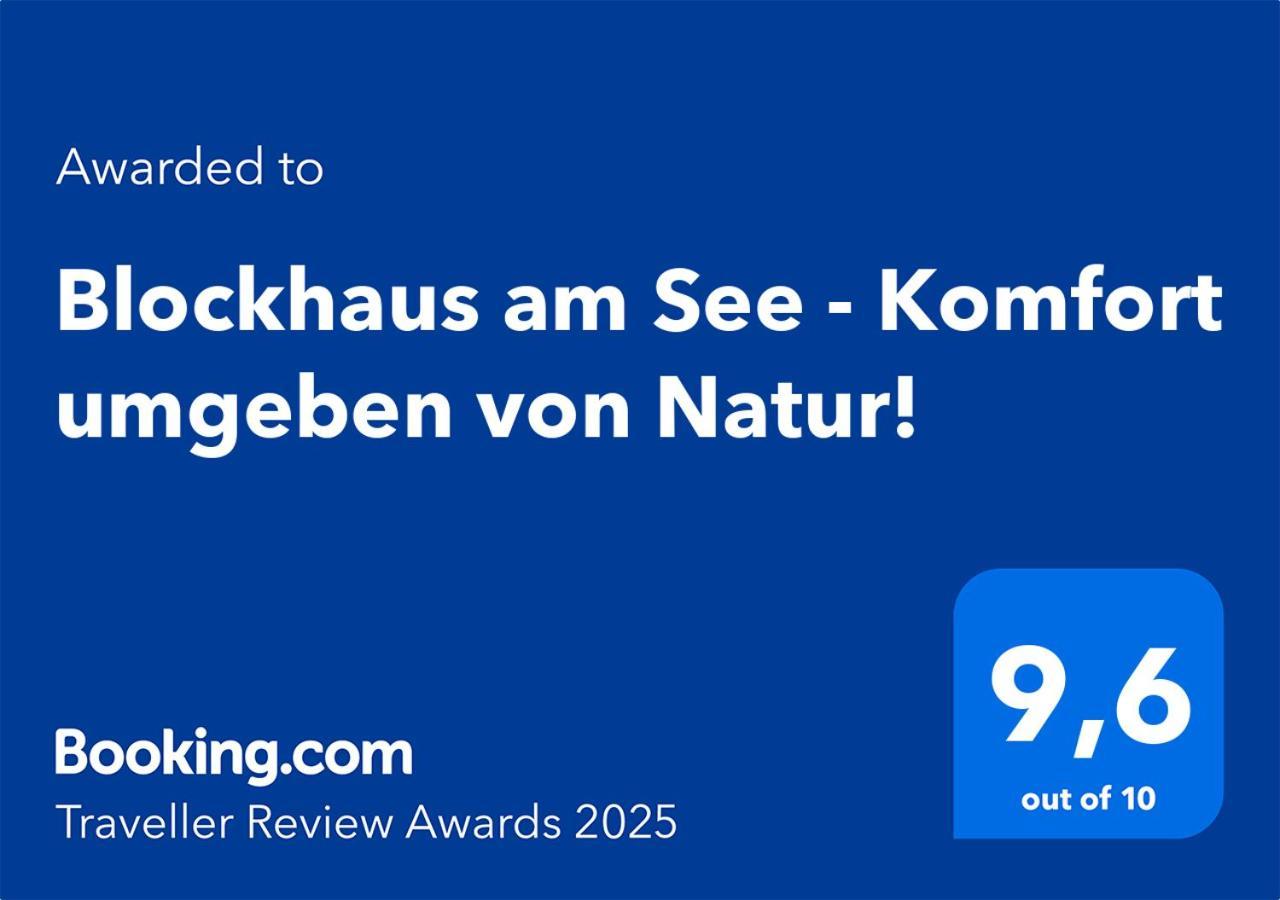 Blockhaus Am See - Komfort Umgeben Von Natur! Nalden ภายนอก รูปภาพ